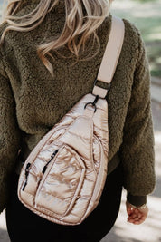 Champagne Metallic Wholesale Sling Bag Women