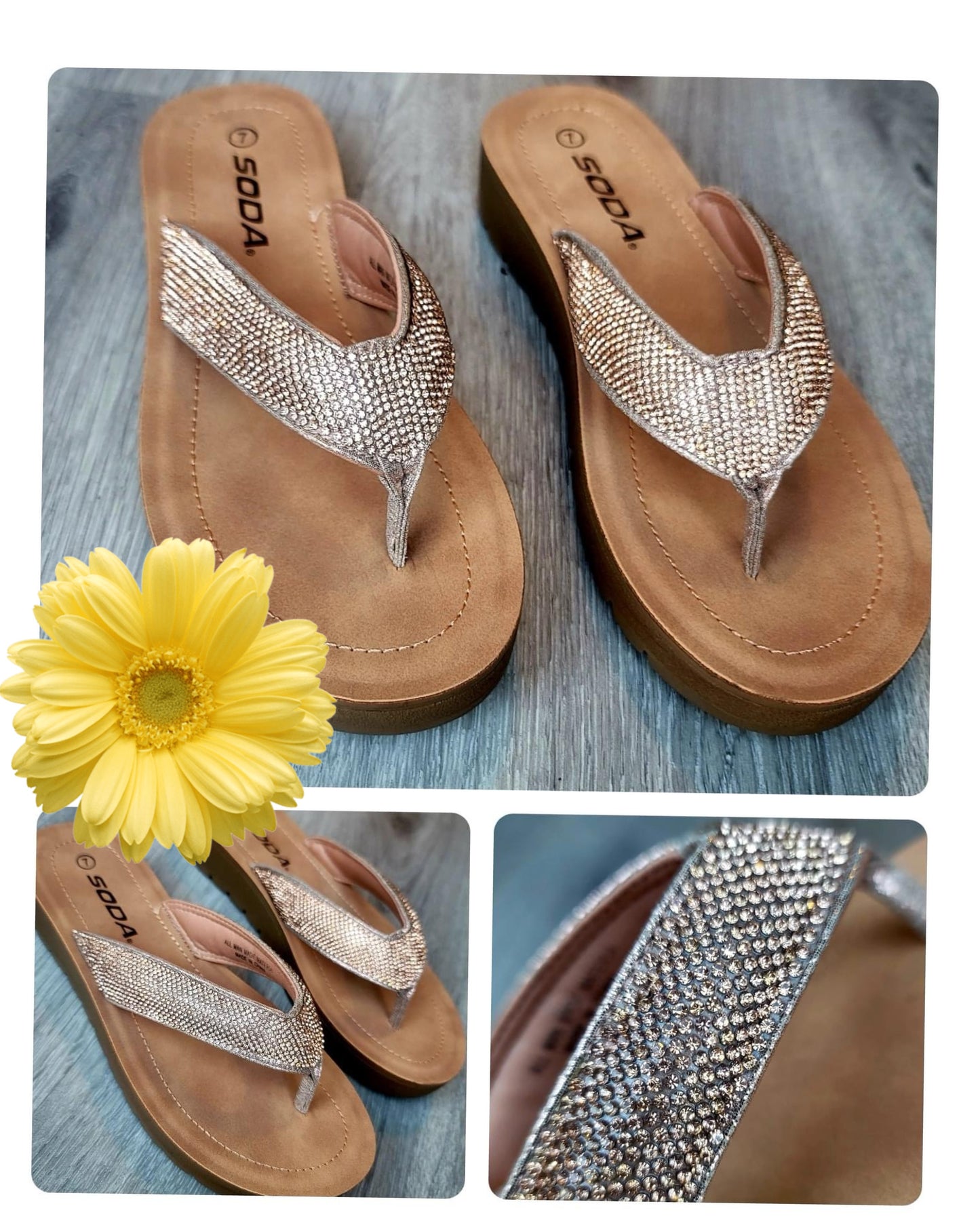 Auroy Sandal - Penny Shimmer