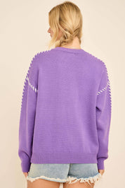 What time is it?- Mardi Gras  Sweater