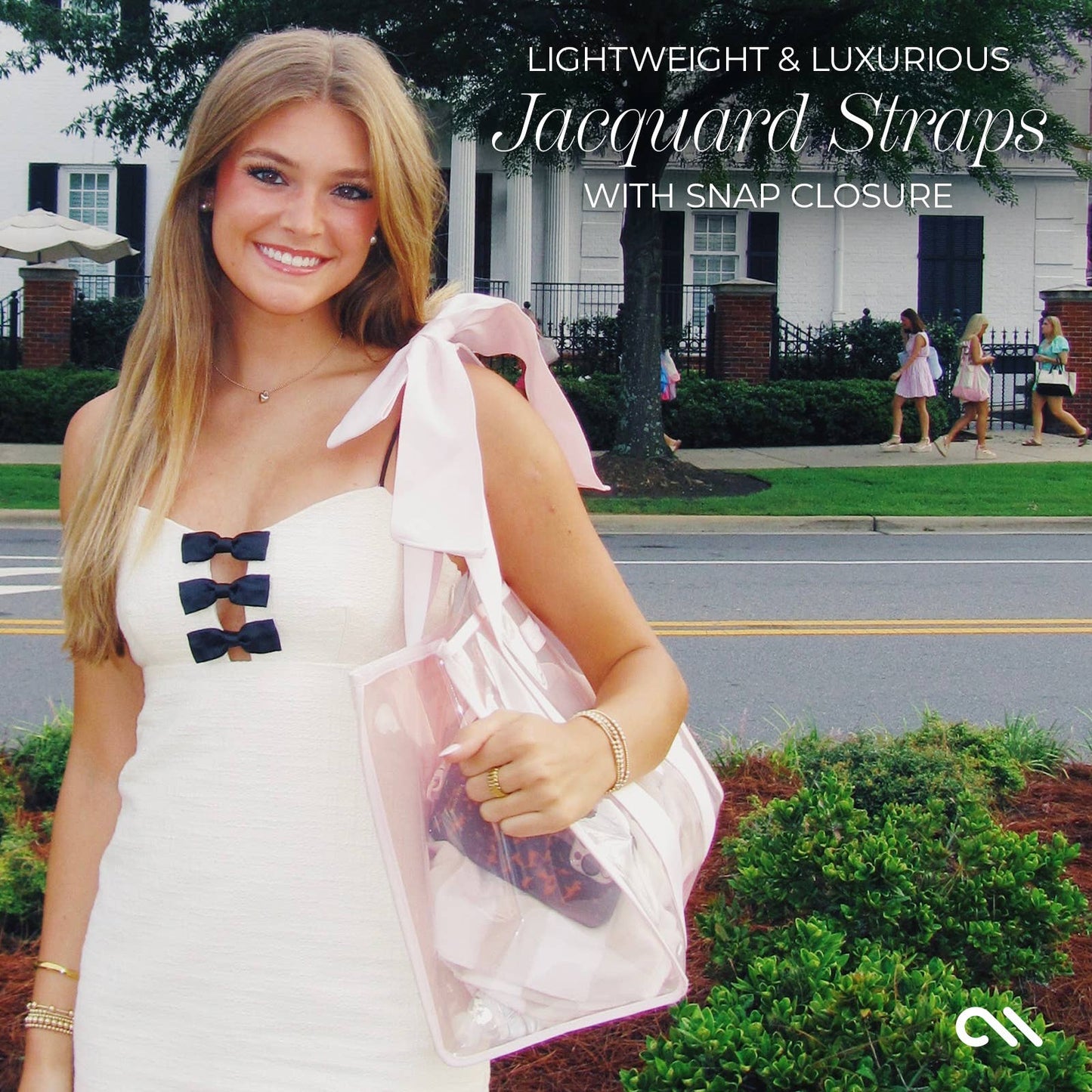 Case-Mate Ballet Pink Bow Jelly Tote Bag