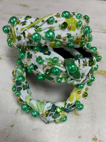 St Patricks Day Knotted Headbands