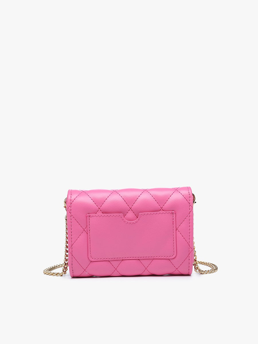 Quilted Clutch Crossbody - Black