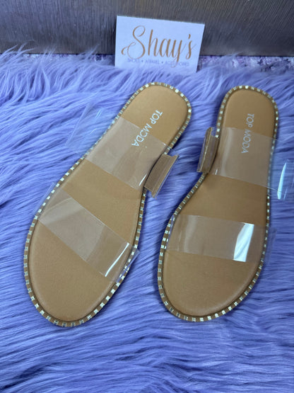 Gateth Double Clear Sandal