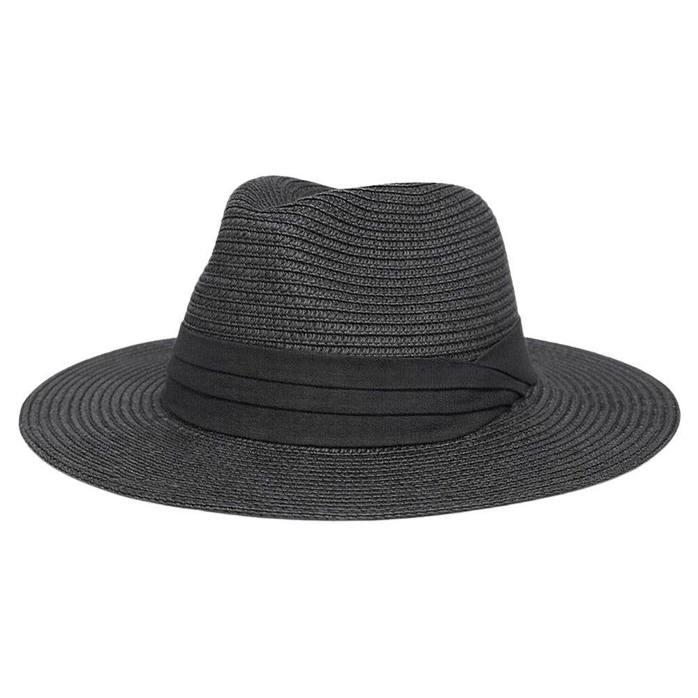 STRAW PANAMA SUN HAT, AHT 91653