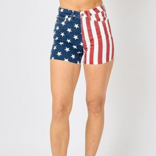 Judy Blue American Flag Shorts