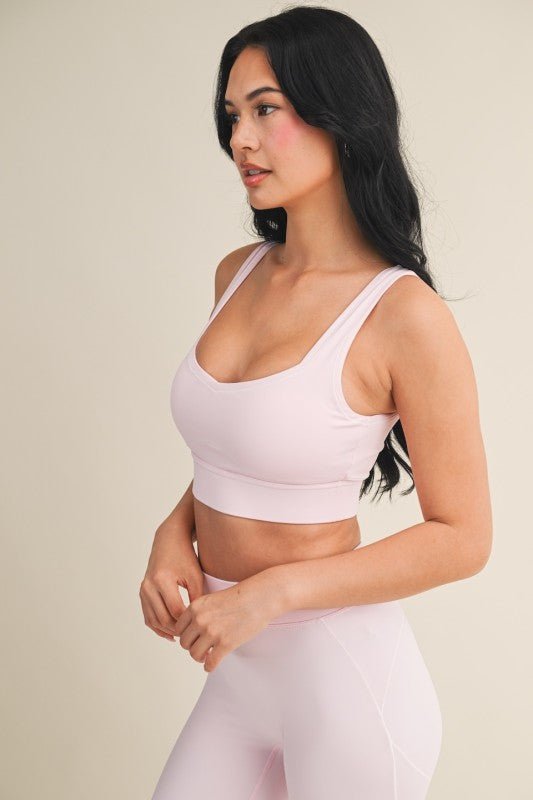 Picnic Contrast Thread Sports Bra