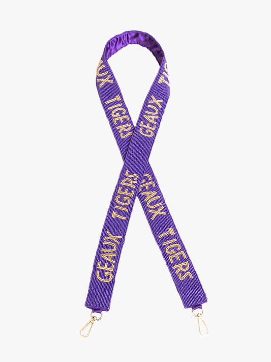 Beaded Guitar Strap Purse Strap