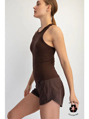 Butter Sleeveless Racer Back Tank Top