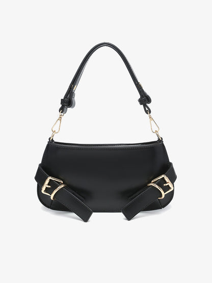 Winnipeg Adjustable Shoulder Bag w/ Buckle Detail