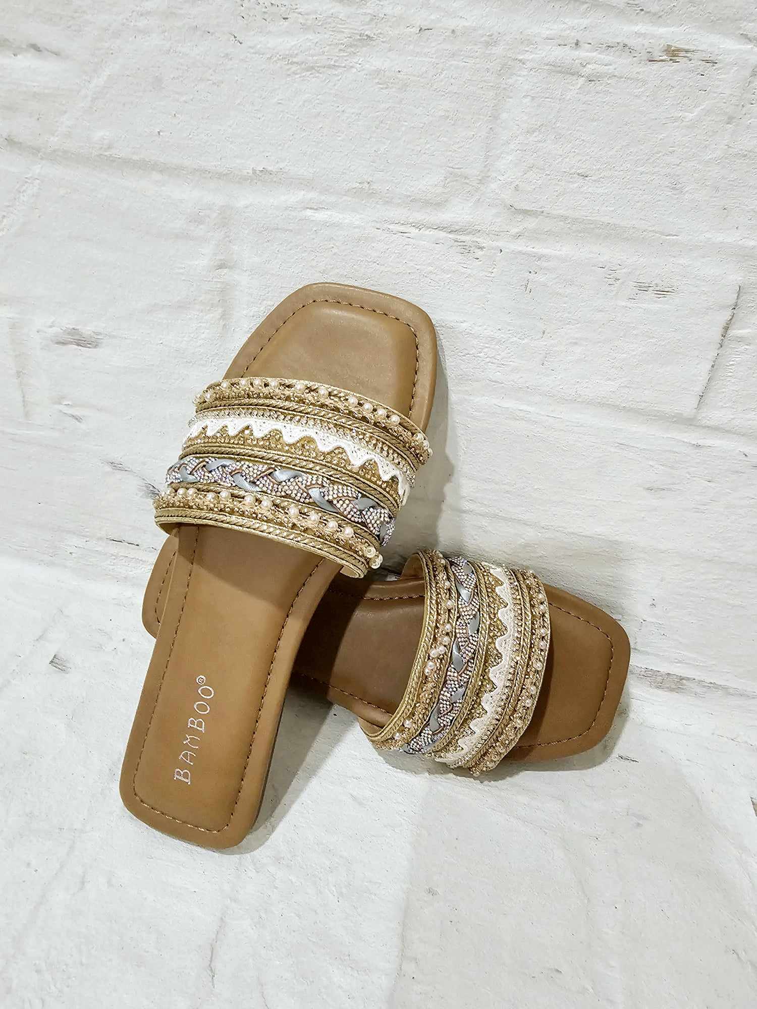 Audio- Embellished Sandal - FINAL SALE
