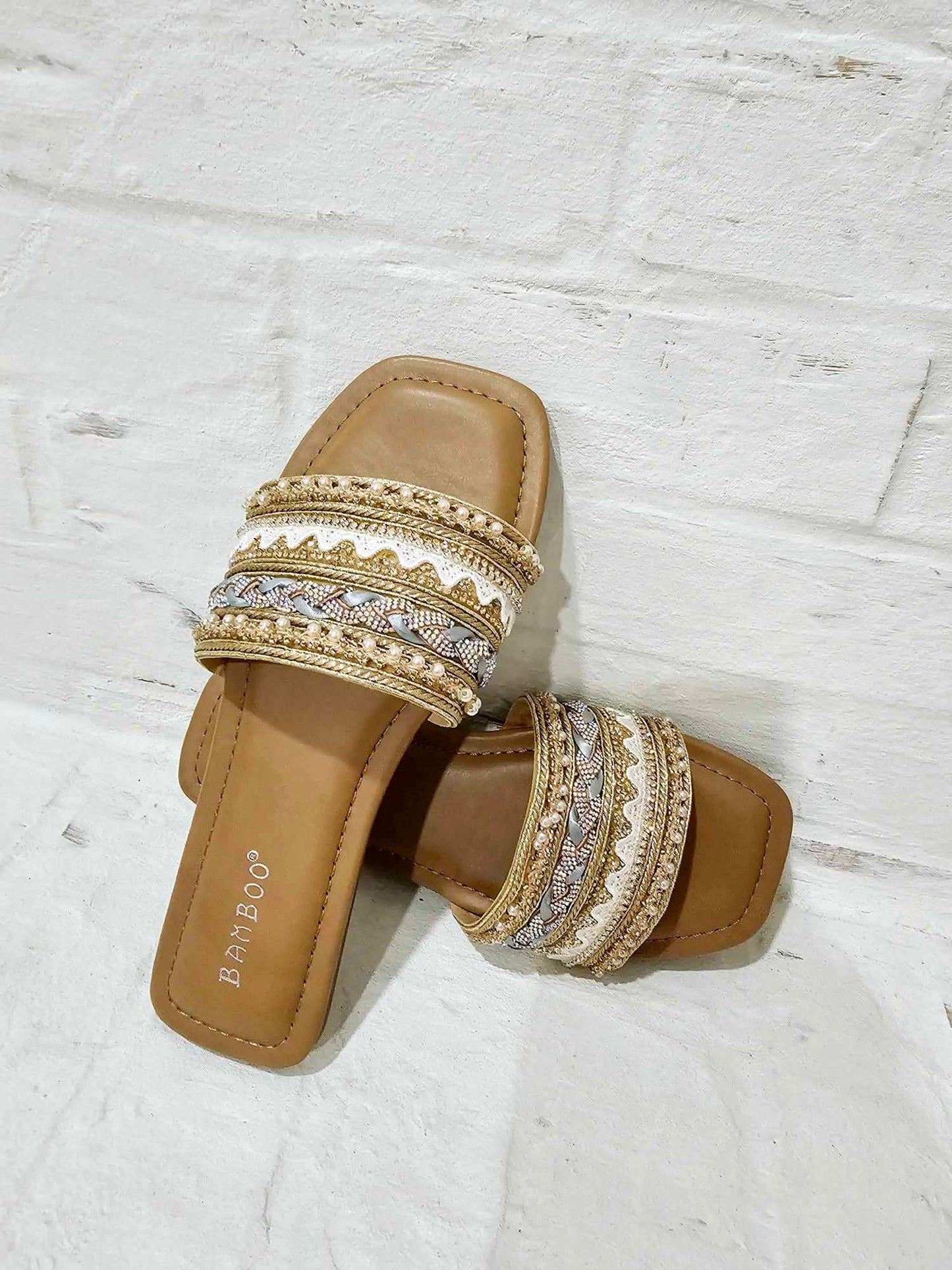 Audio- Embellished Sandal