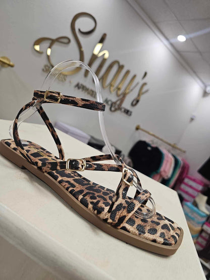 Eyeful Leopard Sandal