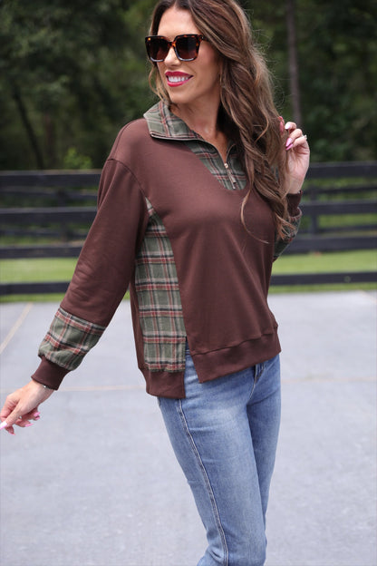 Juniper Plaid Pullover