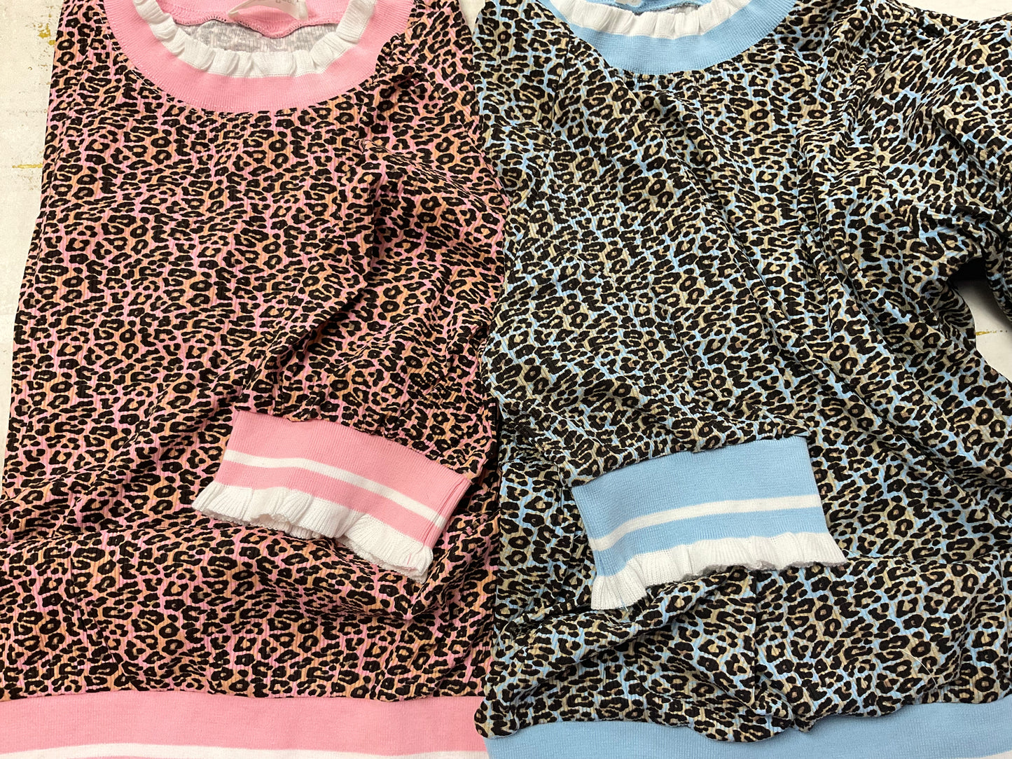 Sienna Ribbed Leopard Print Knit Top