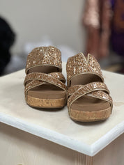 Corky's Sparkler Wedge - Gold