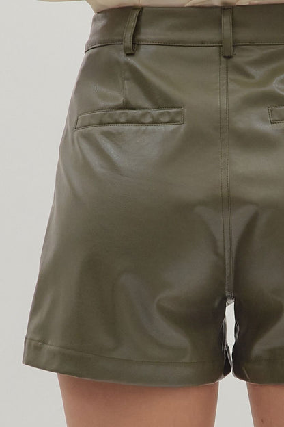 Lola- Olive Shorts