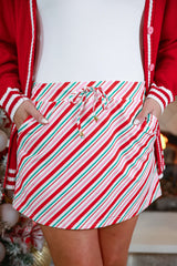 Christmas Pattern Skorts
