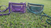 Jessica Vegan Clear Crossbody Bag