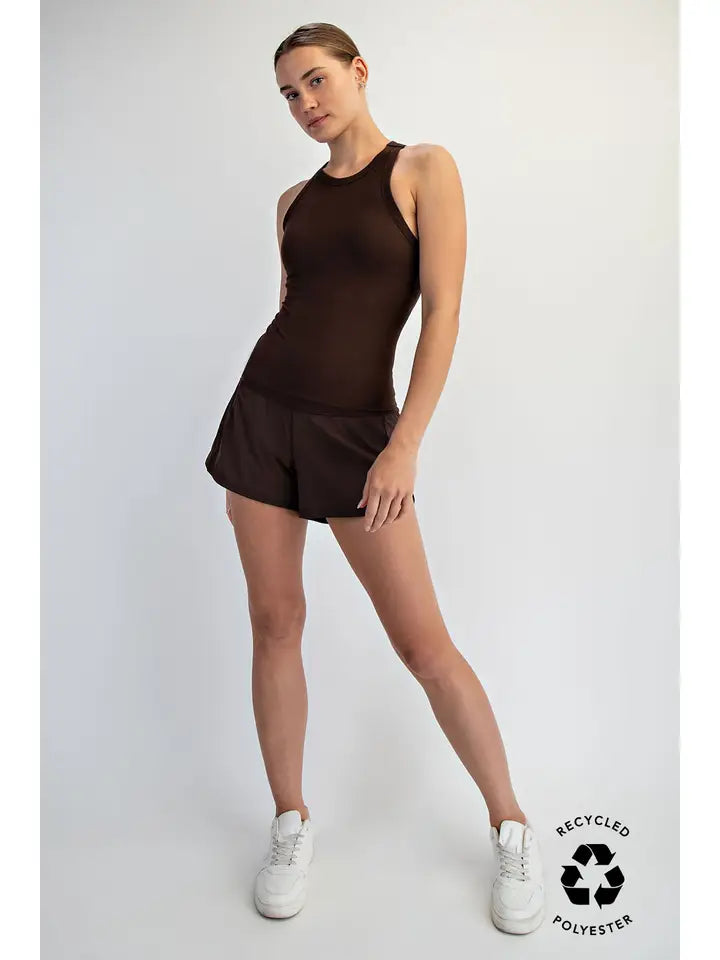 Butter Sleeveless Racer Back Tank Top