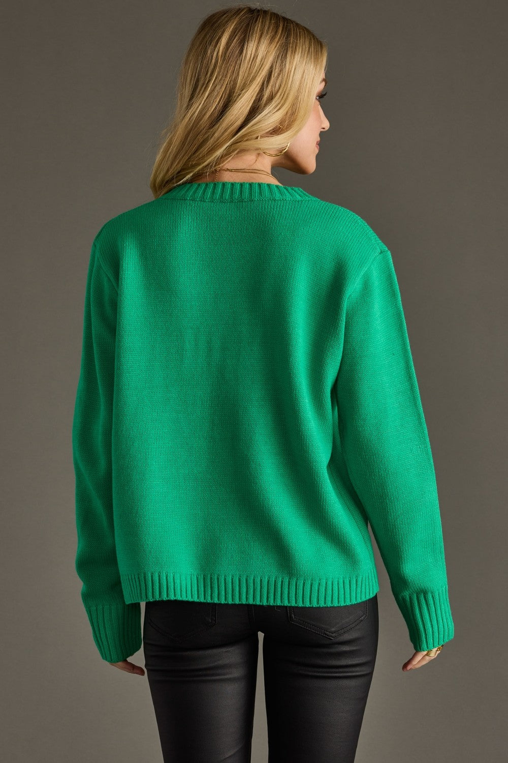 Jingle Jolly Merry Christmas Sweater Tops