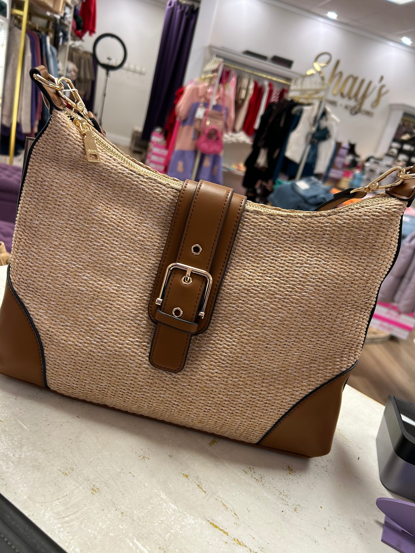 Gabriella - Straw Shoulder Bag