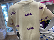 Lsu Ritter Multi Color Heavyweight Crop Tee