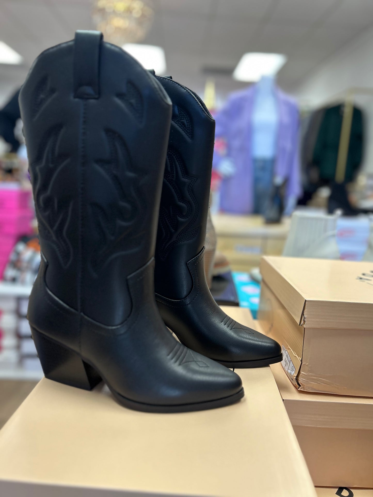 Orville Black Boots