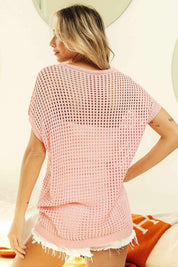 Open Knit Top
