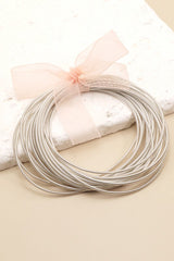 Stretchy Guitar String Bracelet Stack