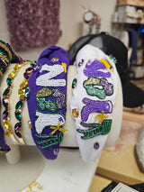 Mardi Gras Headband- Nola
