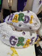 Mardi Gras Headband- “Mardi Gras”