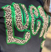 Leopard Lucky Green Puff Tee