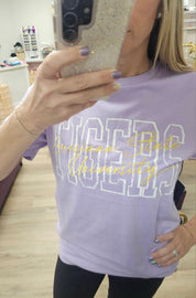 LSU- Owen Outline Embroidered Tee