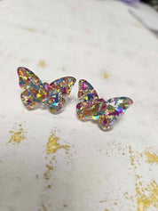 Taylor Shaye- ACRYLIC Butterfly Stud