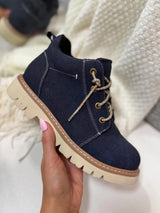 Bernie Combat Boot- Navy