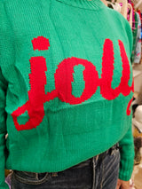 Jingle Jolly Merry Christmas Sweater Tops