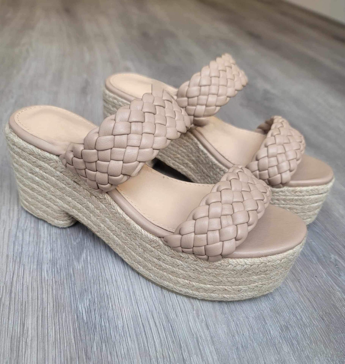 Everett Platform Clog - Taupe