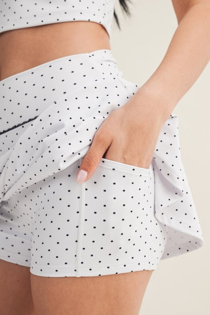 Bow Back Athletic Skort