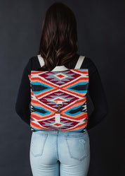 Woven Aztec Backpack