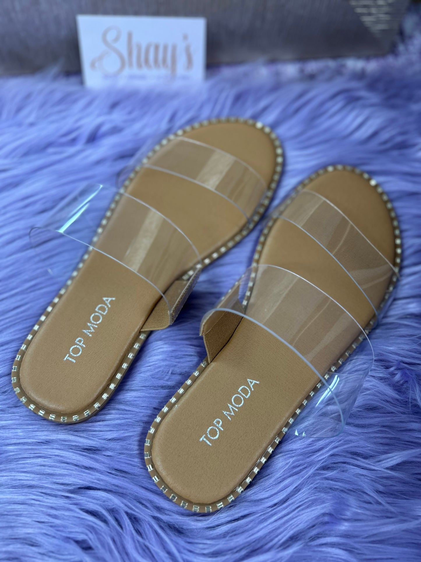 Gateth Double Clear Sandal