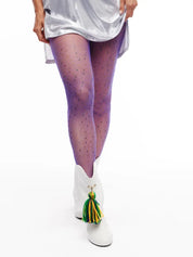 Mardi Gras Stone Tights- FINAL SALE