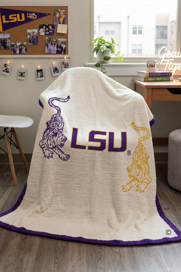 LSU Tiger Prowl Blanket© - FINAL SALE
