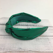 Metallic knot headband