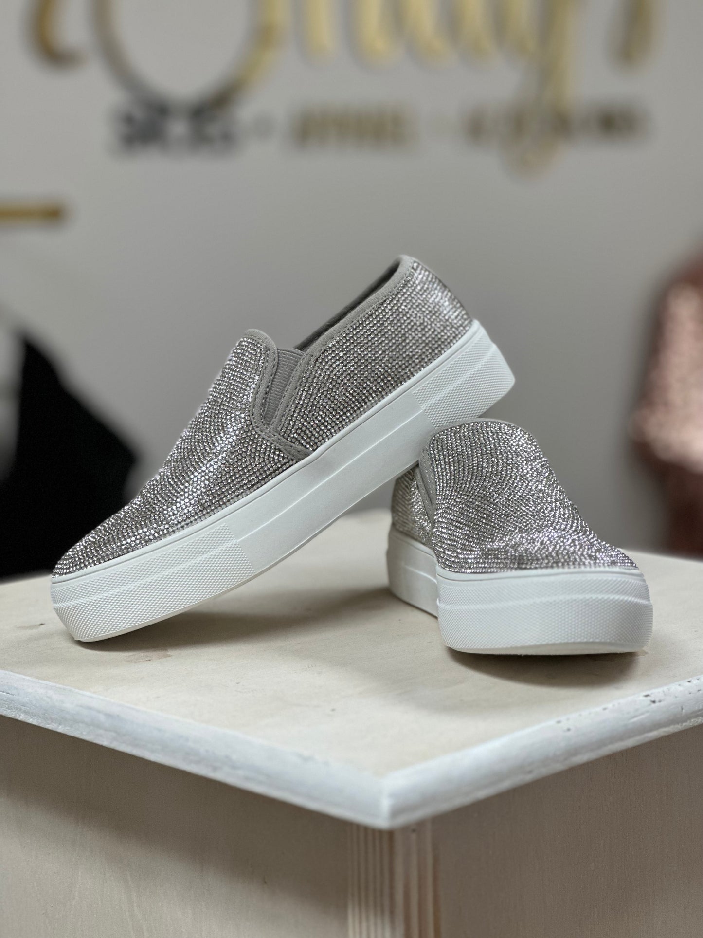 Sparkle Slip Ons