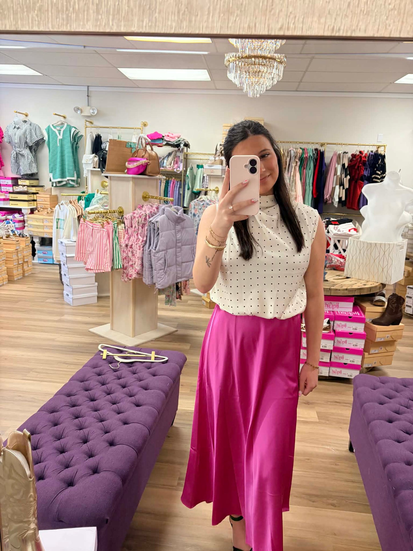 Dreamy Dots-  Sleeveless Top