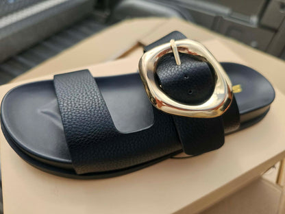 Speed- Black Sandals