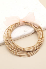 Stretchy Guitar String Bracelet Stack