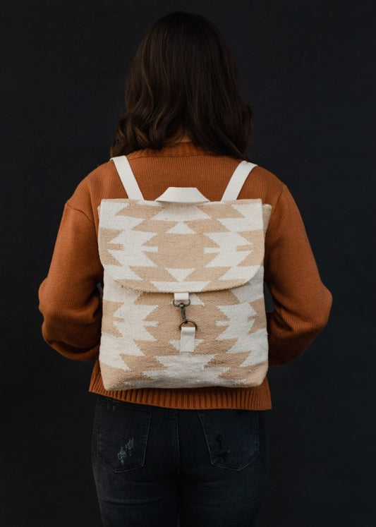 Woven Aztec Backpack