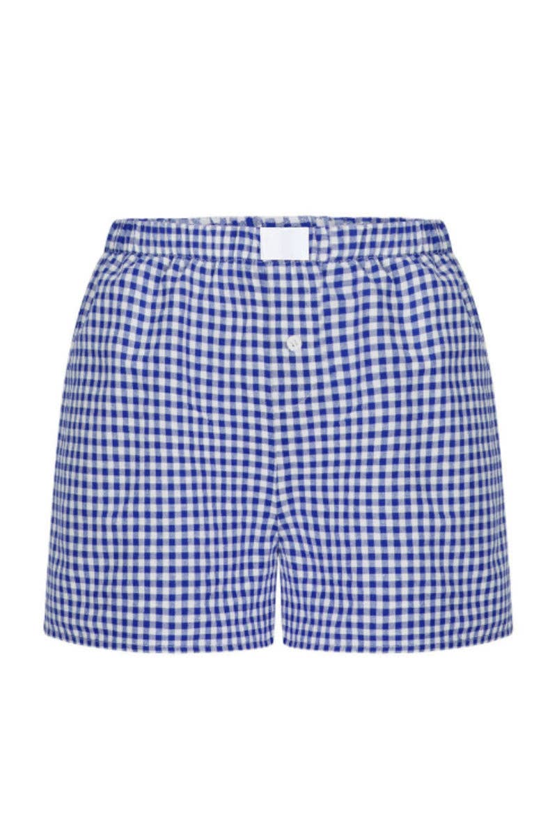 Gingham Casual Shorts