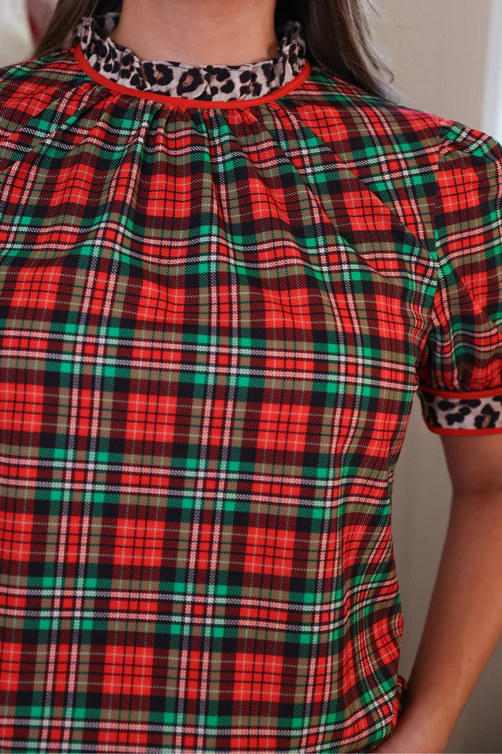 Lana Top- Plaid & Prowl